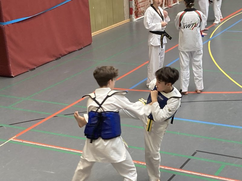Auch Wettkampf stand für das SSK-Taekwondo Team aus Kerpen auf dem Programm