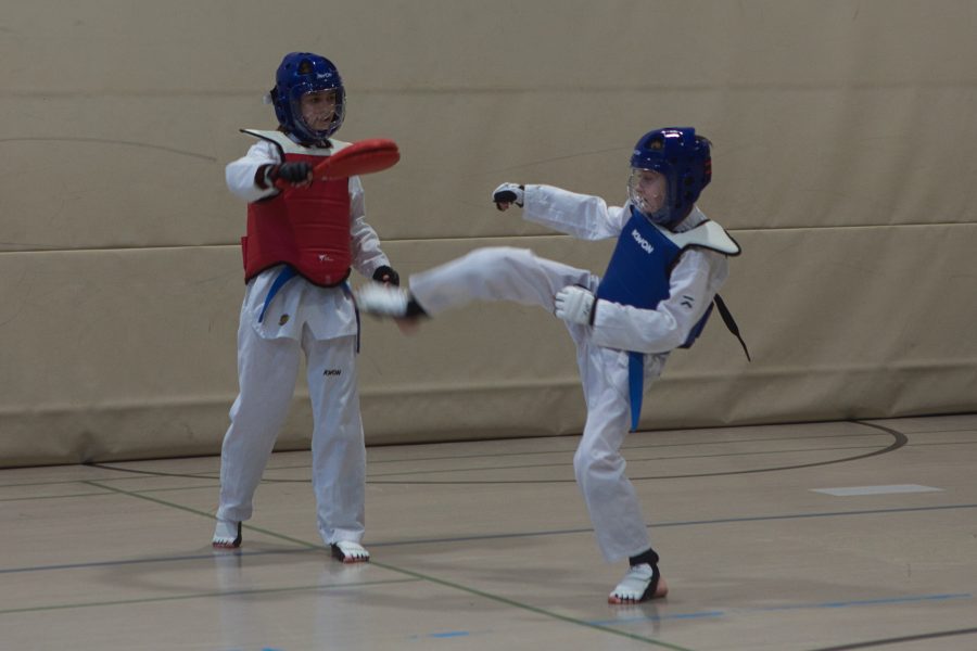 Beim Wettkampf kommt es auf schnelle Reaktionen und schnelle Füße an